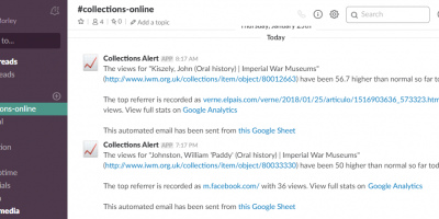 Custom Google Analytics Alerts as sent to Slack