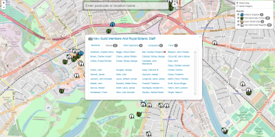 War Memorials Map