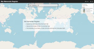 War Memorials maps