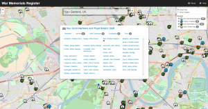 War Memorials maps