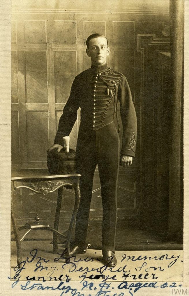 Portrait of Gunner George Freer Stanley, Royal Horse Artillery